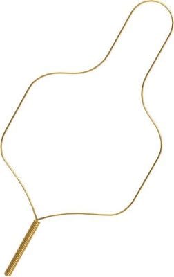 SS Performed Ligature Ties Short Gold .010 - PK/100
