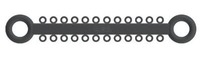Ligatur O-Ties Grau - PK/1008