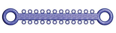 Ligatur O-Ties Glitzerblau - PK/1008 – IOS International Orthodontic Services, Elastic Ligatures & Chains
