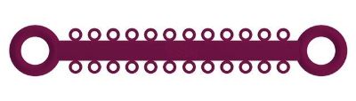 Ligatures O - Ties Magenta - PK/1008 – IOS International Orthodontic Services, Elastic Ligatures & Chains