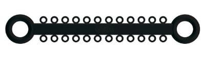 Ligature O - Ties Black - PK/1008