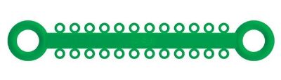 Ligatures O - Ties Vert Kelly - PK/1008