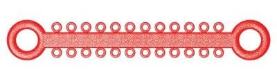 Ligatures O - Ties Rouge Scintillant - PK/1008 – IOS International Orthodontic Services, Chains