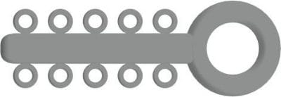 Mini Ligature O - Ties Silver - PK/1000
