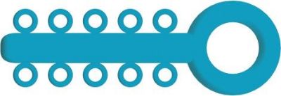 Mini Ligatur-O-Ties Hellblau – VE/1000 – IOS International Orthodontic Services, Elastic Ligatures & Chains