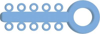 Mini Ligatur-O-Ties Immerünblau – VE/1000 – IOS International Orthodontic Services, Elastic Ligatures & Chains