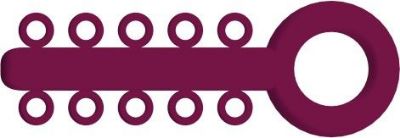 Mini Ligatures O - Élastiques Magenta - PK/1000