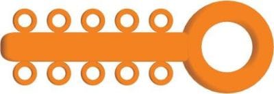 Mini Ligature O - Ties Orange - PK/1000 – IOS, PC, Chains