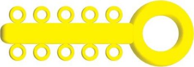 Mini Ligatur-O-Ties Gelb – VE/1000 – IOS International Orthodontic Services, Elastic Ligatures & Chains