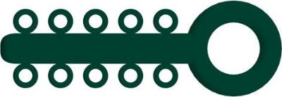 Mini Ligature O - Ties Emerald - PK/1000