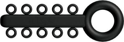Mini Ligature O - Ties Black - PK/1000
