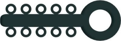 Mini Ligatures O - Élastiques Gris Fumé - PK/1000 – IOS International Orthodontic Services, Chains