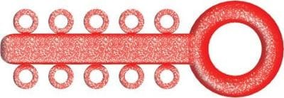 Mini Ligature O - Ties Sparkle Red - PK/1000 – IOS International Orthodontic Services, Chains