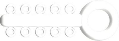 Mini Ligature O - Ties White - PK/1000 – IOS International Orthodontic Services, Elastic Ligatures & Chains