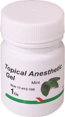 Gel anesthésique topique parfum menthe - 1 oz