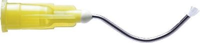 Dispensing Tips W/ brush tip yellow - PK/10