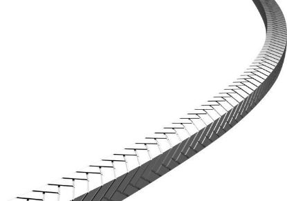 Fil d'arc SS multi-brins forme naturelle