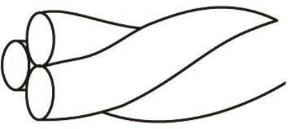 SS Twisted wire 14" Straight, Triple Strands – IOS International Orthodontic Services