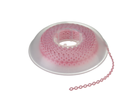 Power Chain Continuous Baby Pink - Spool/15ft – IOS International Orthodontic Services, Elastic Ligatures & Chains