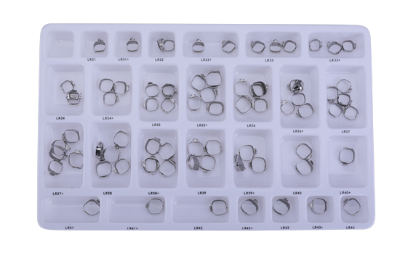 Einführungs-Band-Kit (150 Bänder), Double Tube – IOS International Orthodontic Services, Bands & Attachments