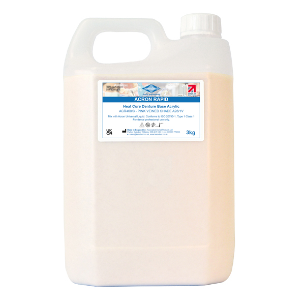 Acron Rapid – Associated Dental Products Limited Kemdent, Acrylic Resins