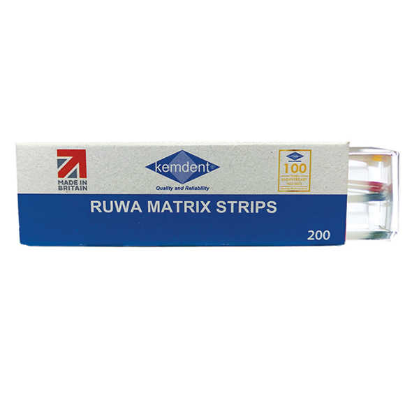 Ruwa Matrix Strips Straight – Associated Dental Products Limited Kemdent, Matrices & Matrix Systems