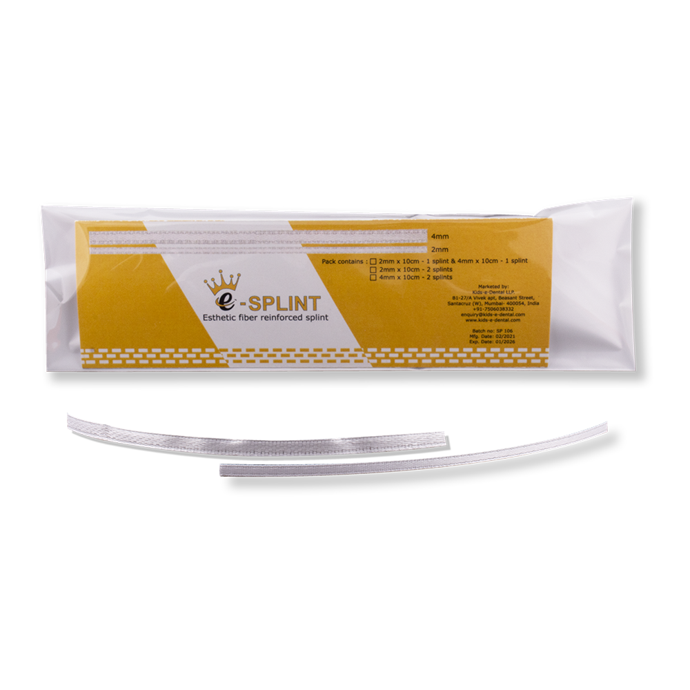 e-SPLINT – Kids-e-Dental LLP, Splinting Materials