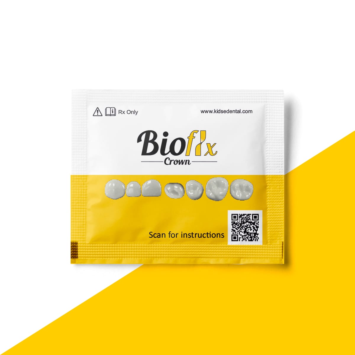 Bioflx Posterior Crowns Refill – Kids-e-Dental LLP, Preformed Crowns