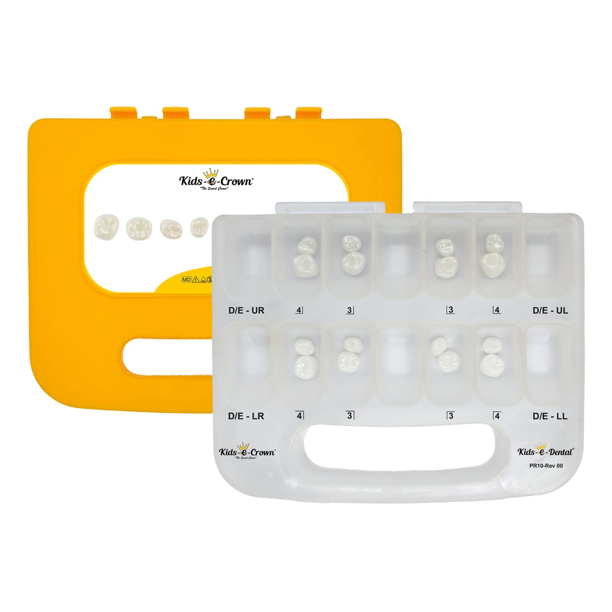 Kids-e-Crowns Zirconia Seitenzahn Mini-Kit – Kids-e-Dental LLP, Provisorische Kronen