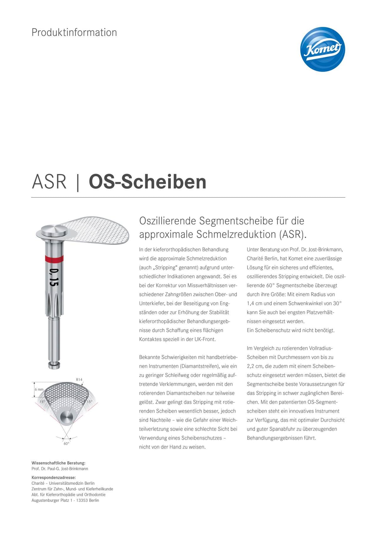 PI | OS-Scheiben – Komet Dental, Diamond and Separating Discs