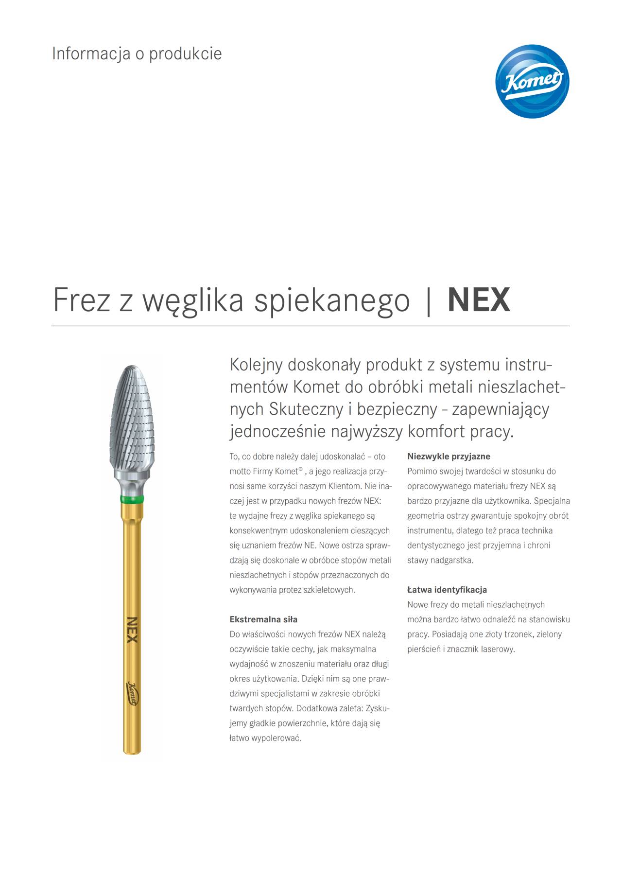 PI | NEX – Komet Dental, Carbide Burs