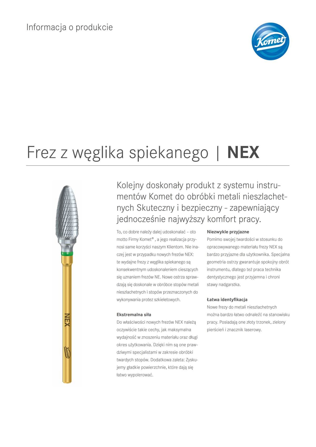 PI | NEX – Komet Dental, Carbide Burs, Ceramic Burs