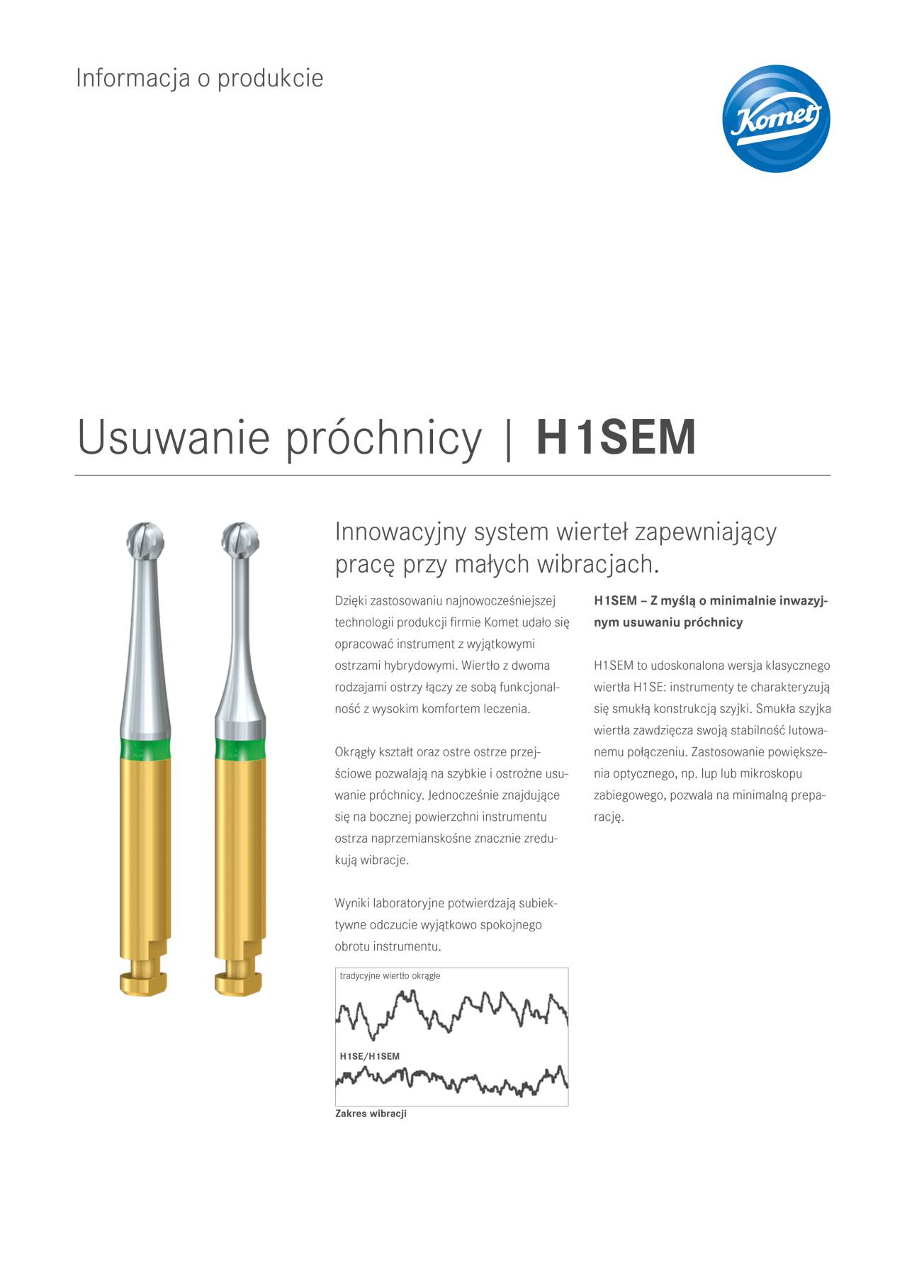 PI | H1SEM – Komet Dental, Carbide Burs