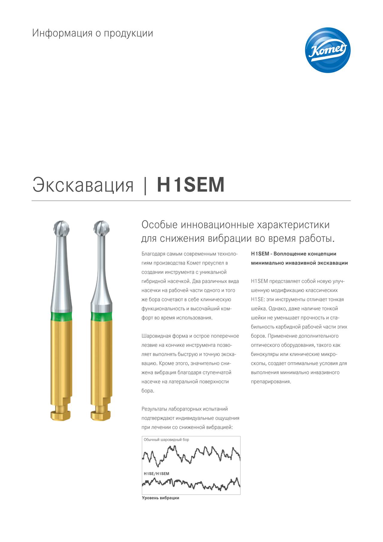 PI | H1SEM – Komet Dental, Carbide Burs