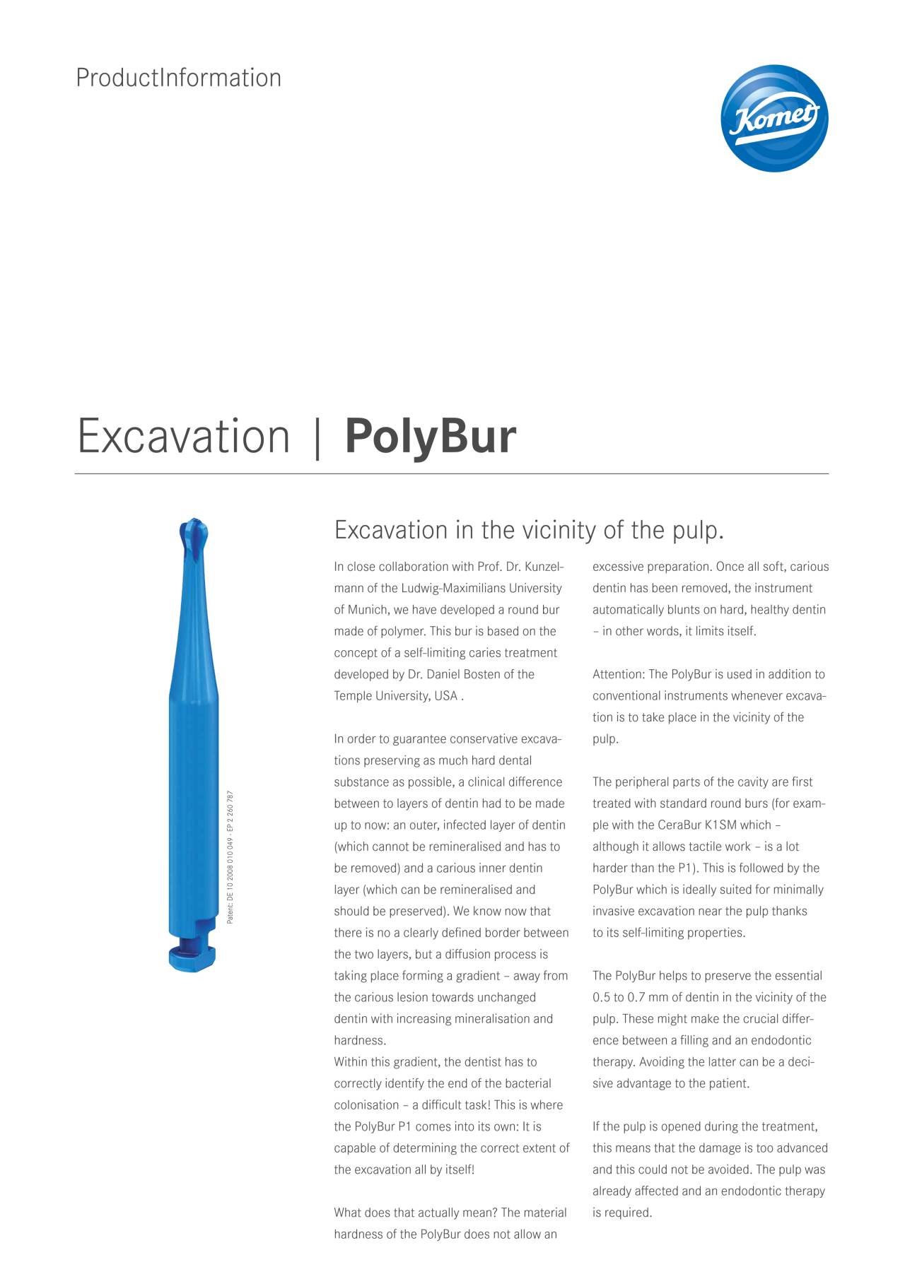 PI | PolyBur – Komet Dental, Carbide Burs