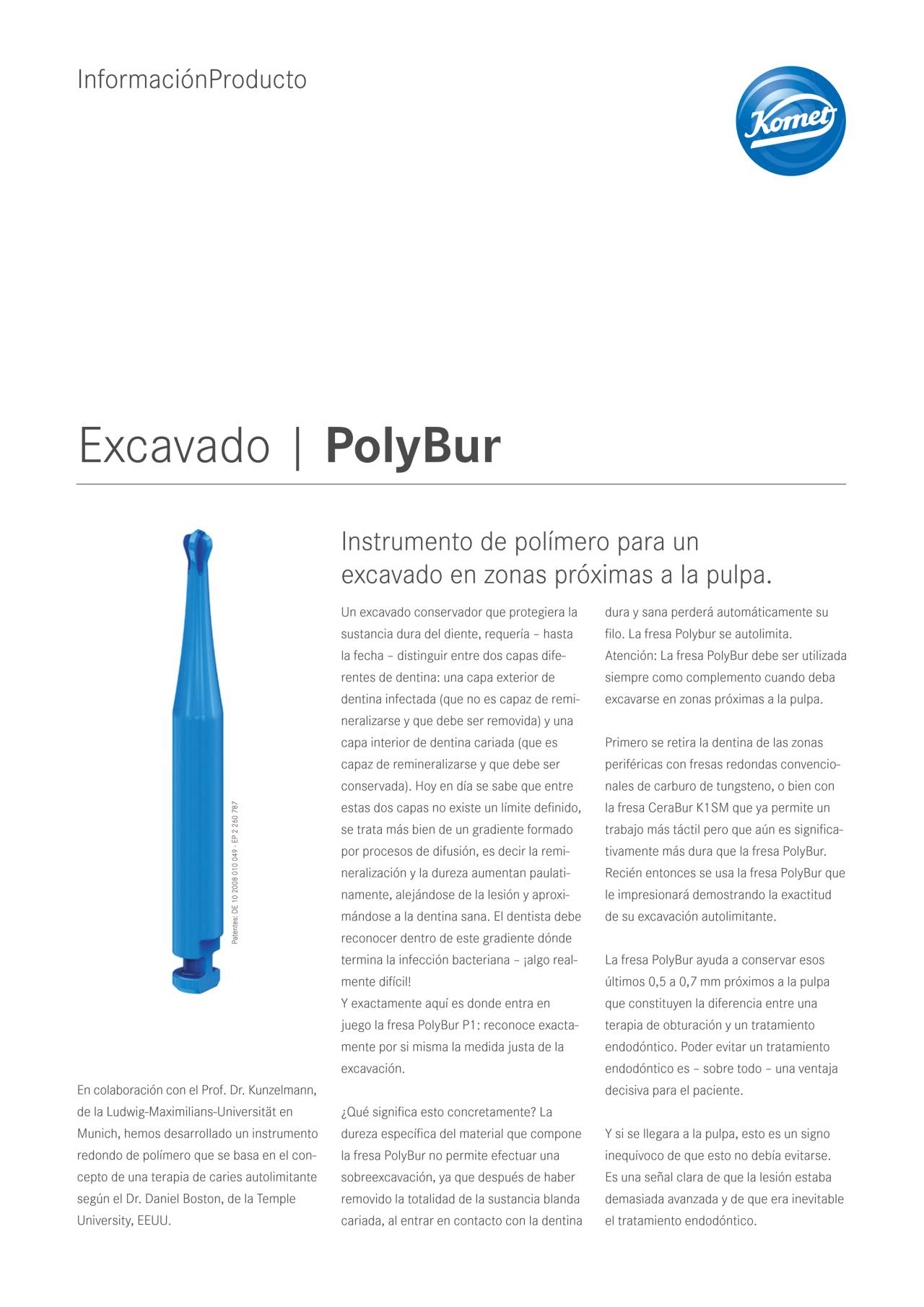PI | PolyBur – Komet Dental, Scalpels & Blades