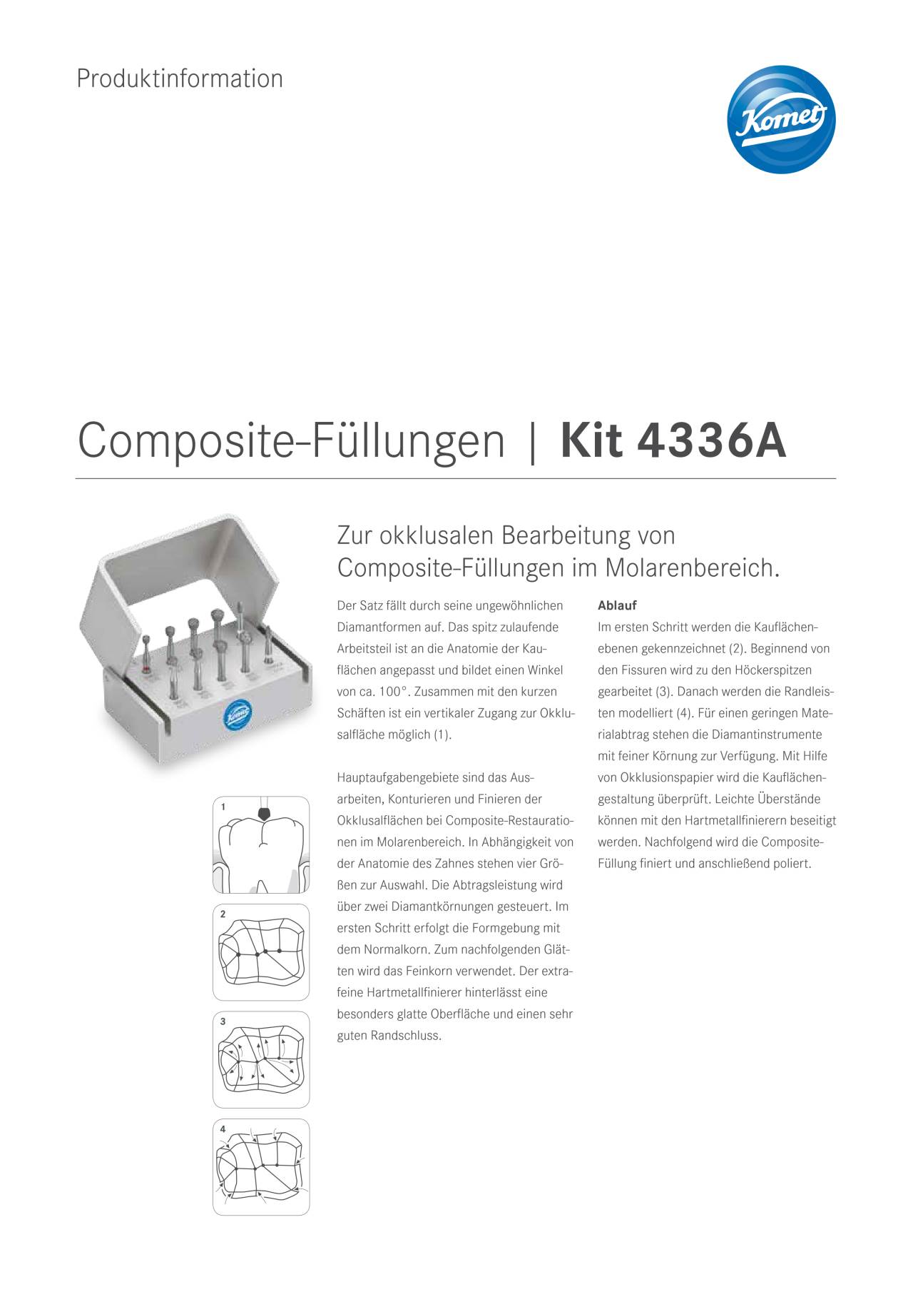 PI | Set 4336A – Komet Dental, Bur Kits & Sets