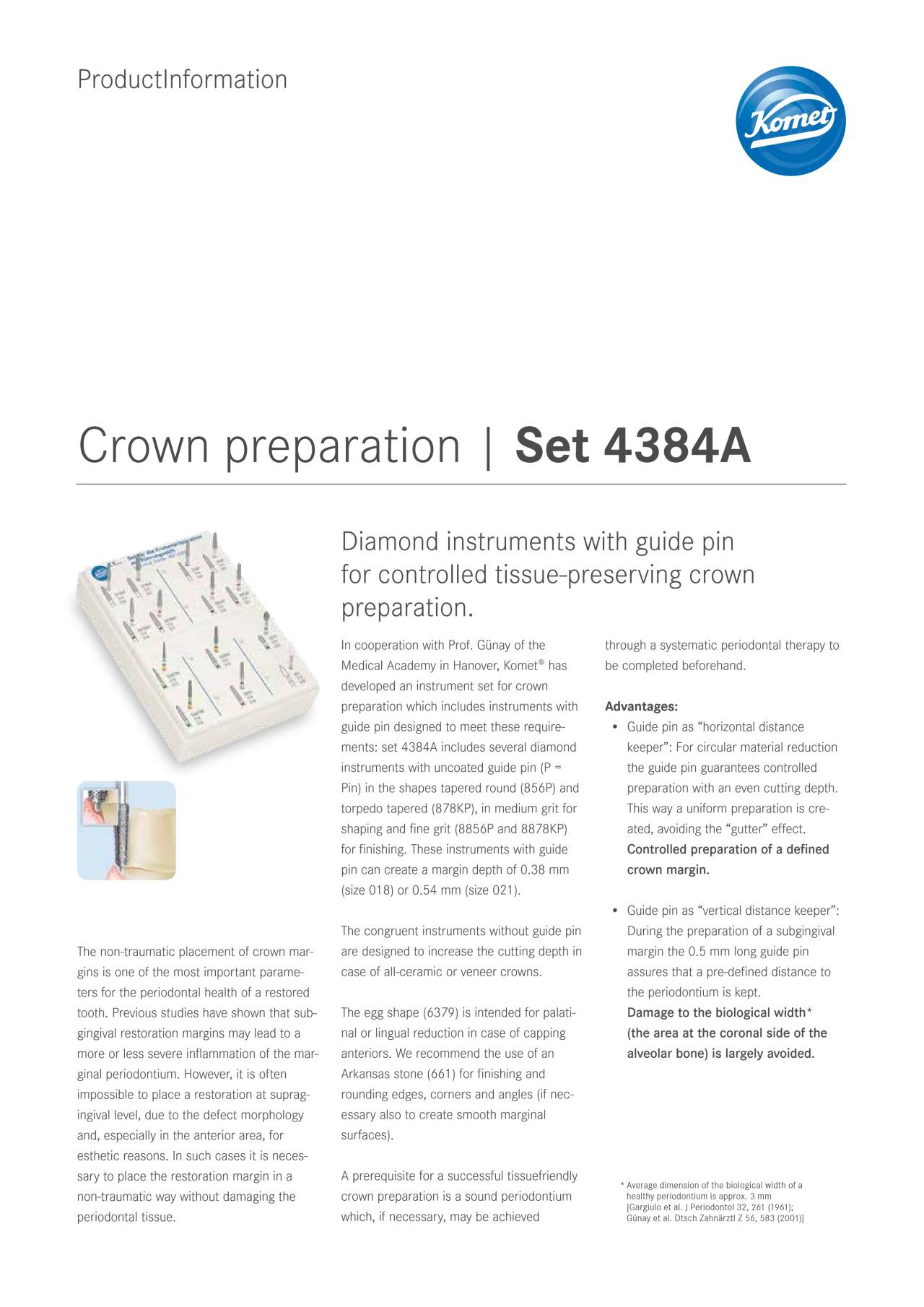 PI | Set 4384A – Komet Dental, Diamond Burs