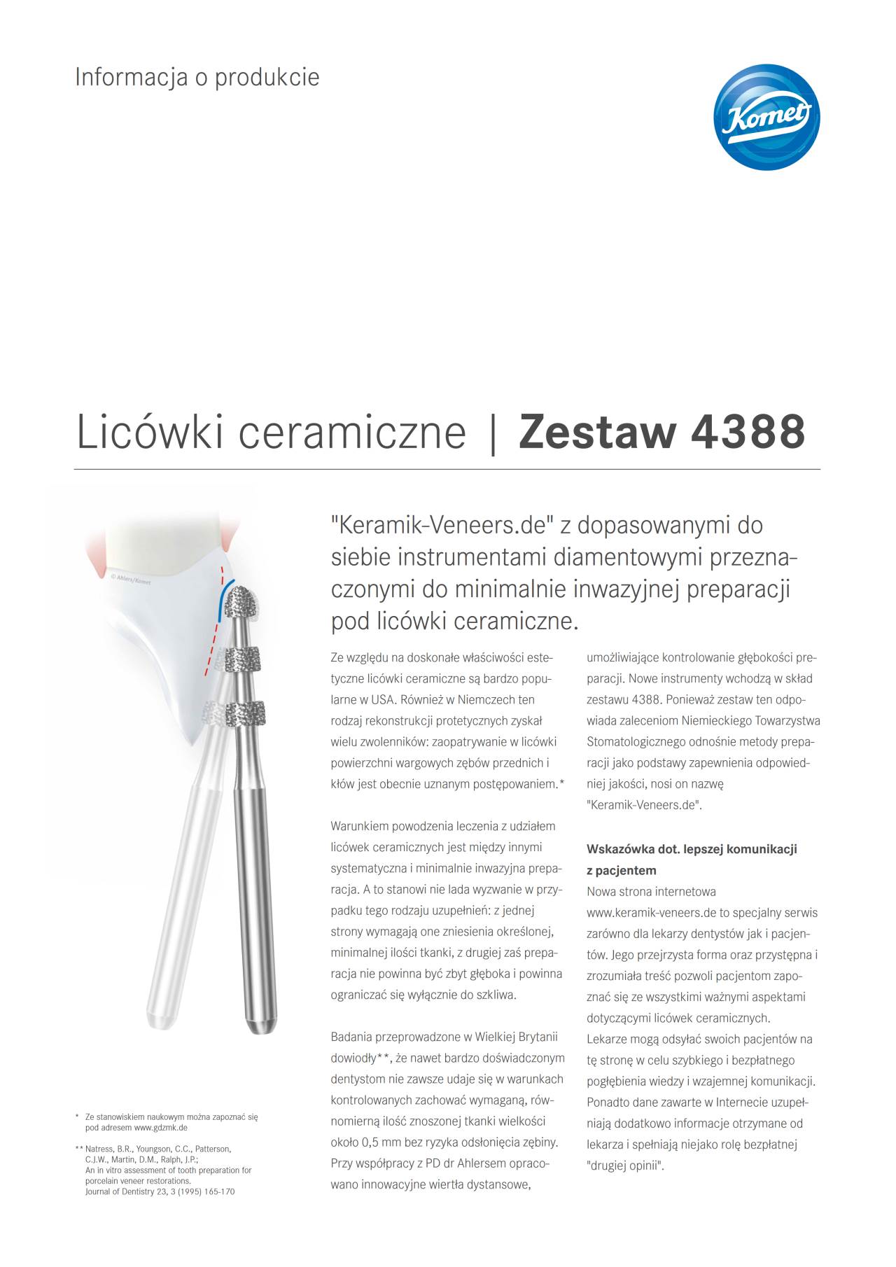 PI | Set 4388 – Komet Dental, Diamond Burs