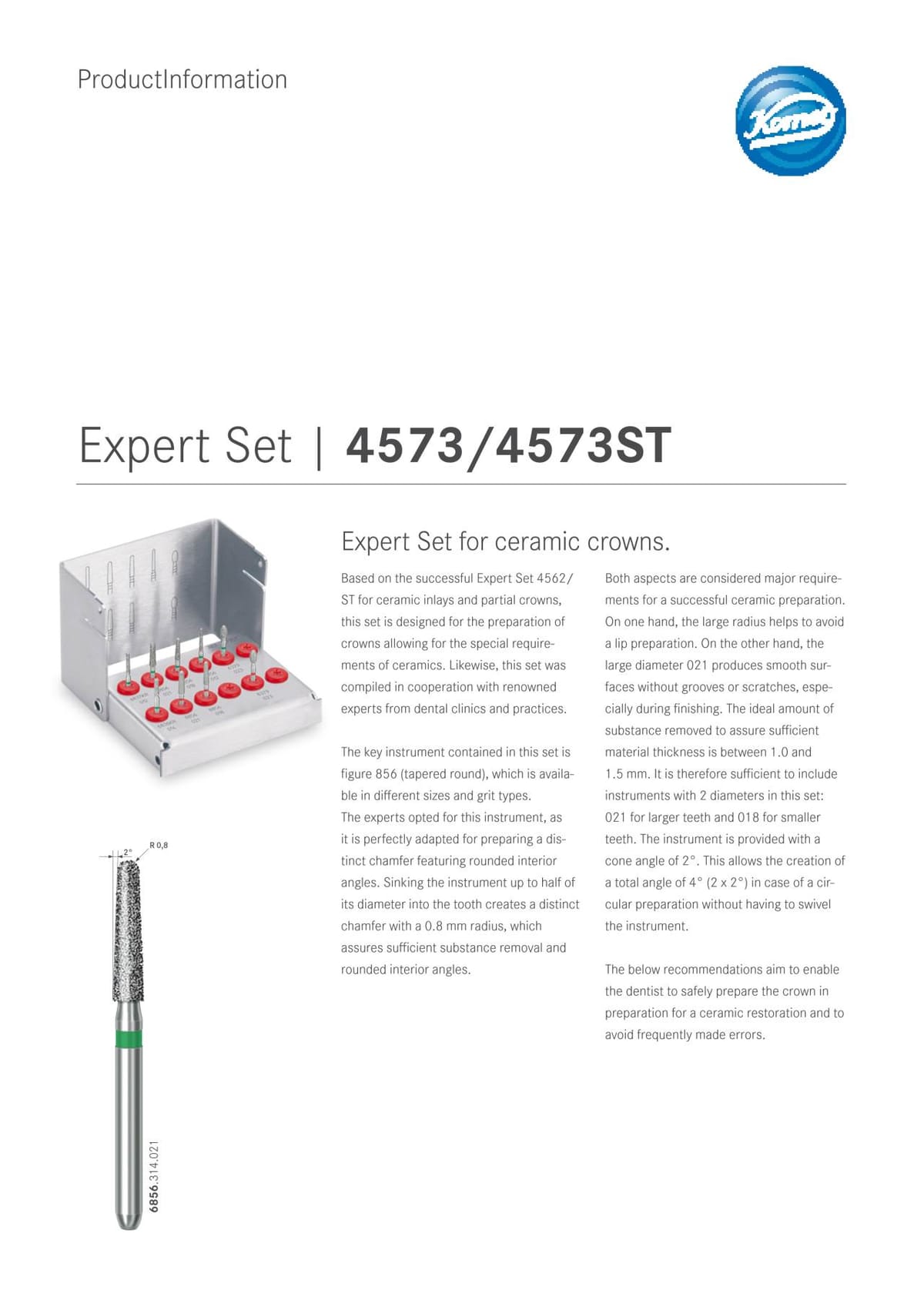 PI | 4573/4573ST – Komet Dental, Bohrerständer