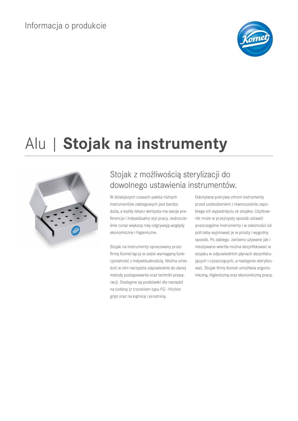 PI | Stojak na instrumenty – Komet Dental, Bohrerständer