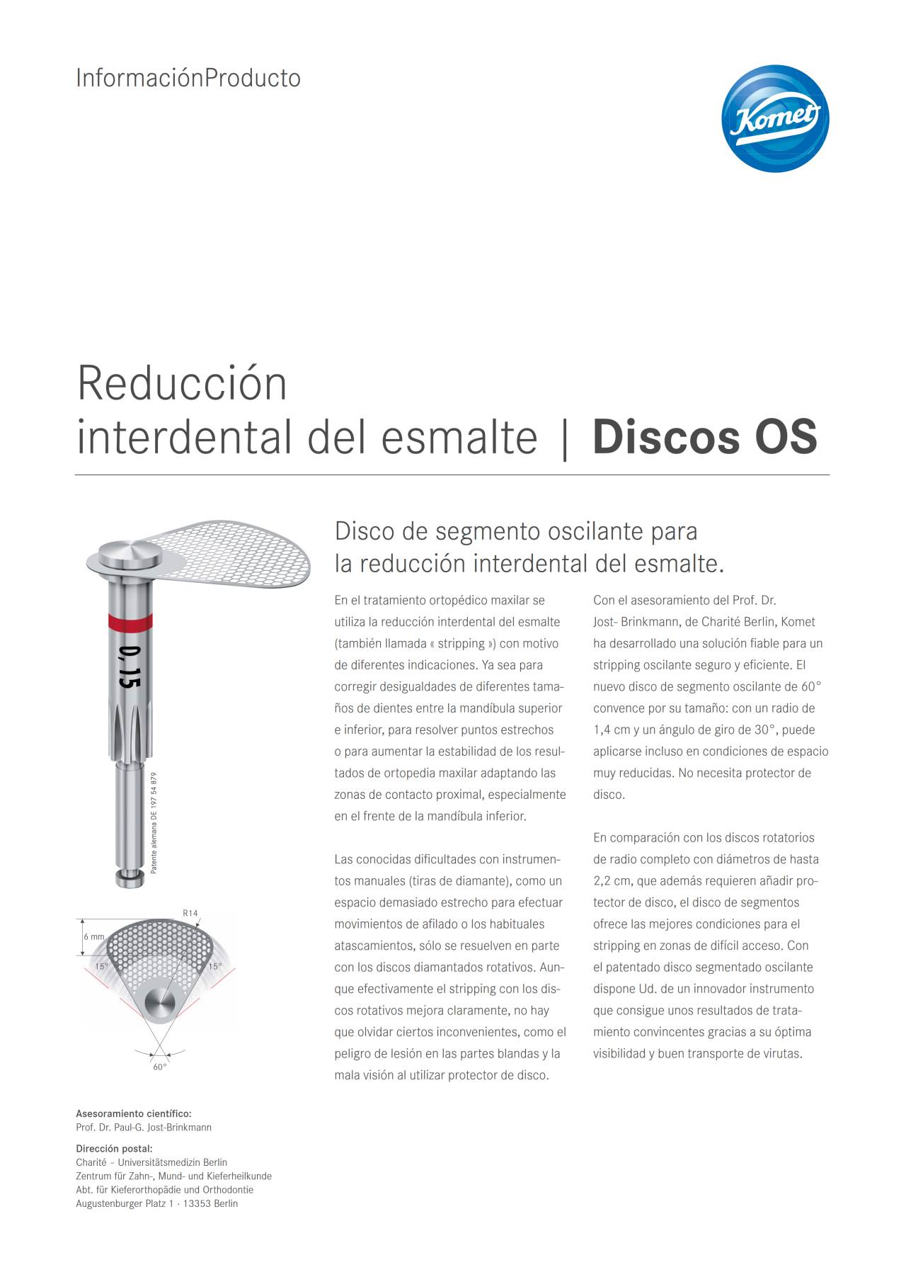 PI | Discos OS – Komet Dental, Diamond Discs
