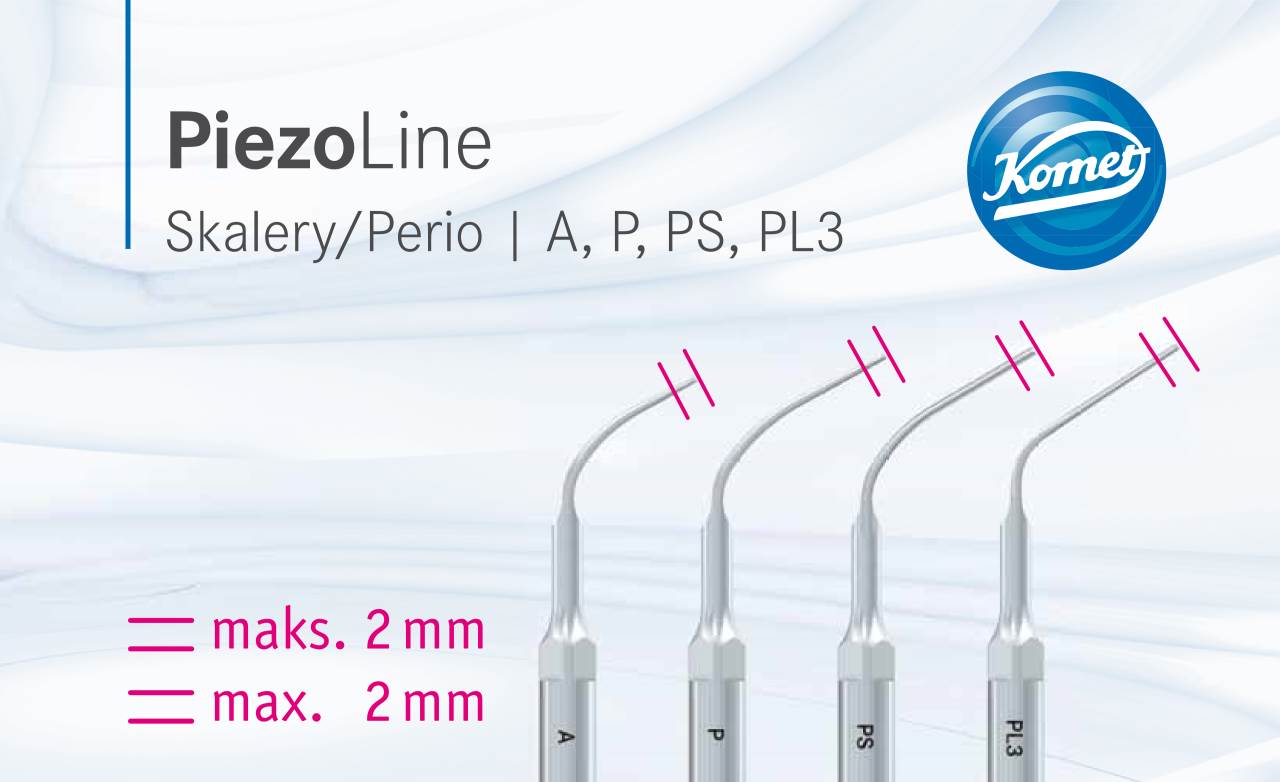 Wkładka | PiezoLine – Komet Dental, Scaling Units