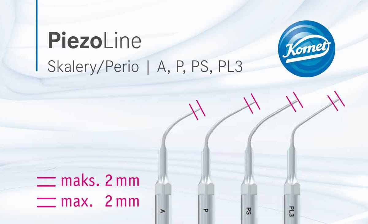 Wkładka | PiezoLine – Komet Dental, Ultrasonic Units
