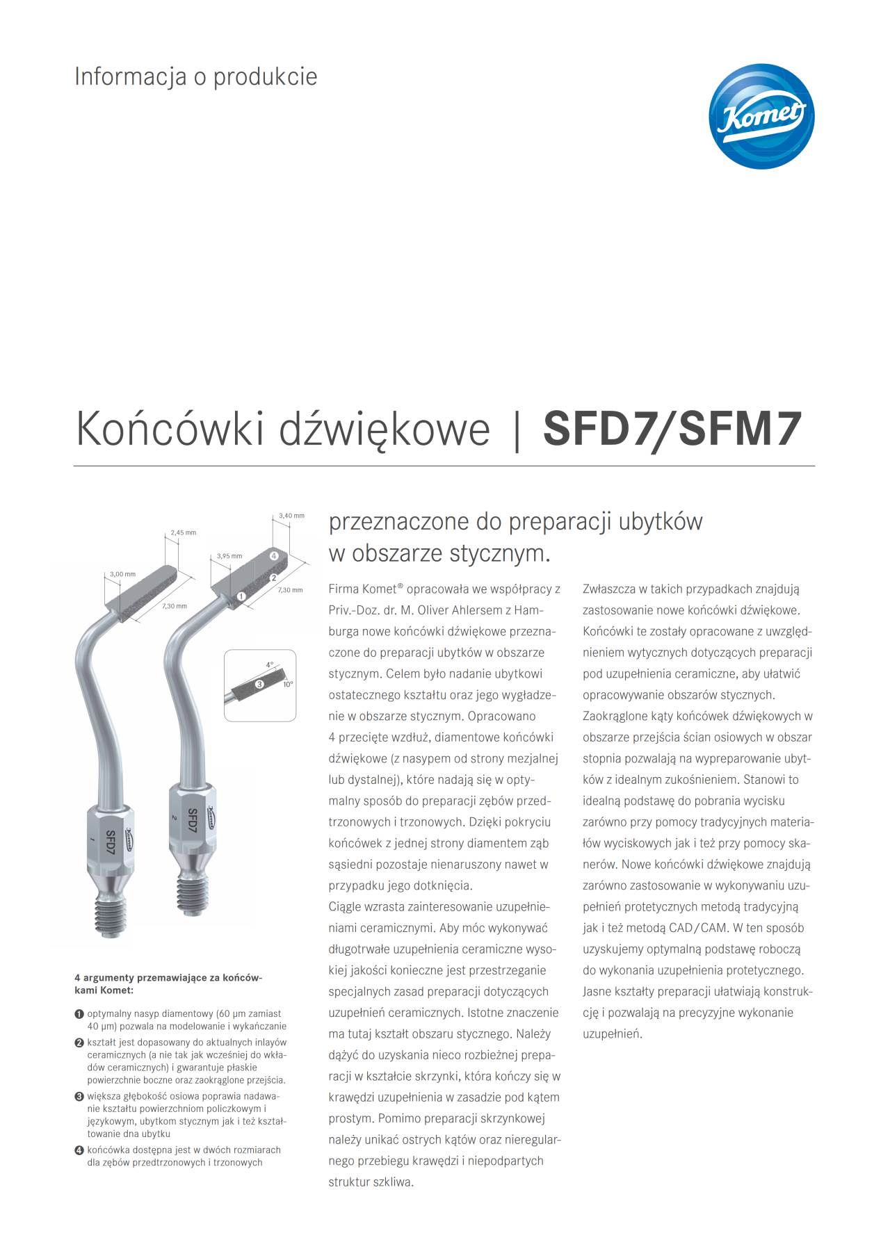 PI | SFD7/SFM7 – Komet Dental, Endodontic Burs & Drills