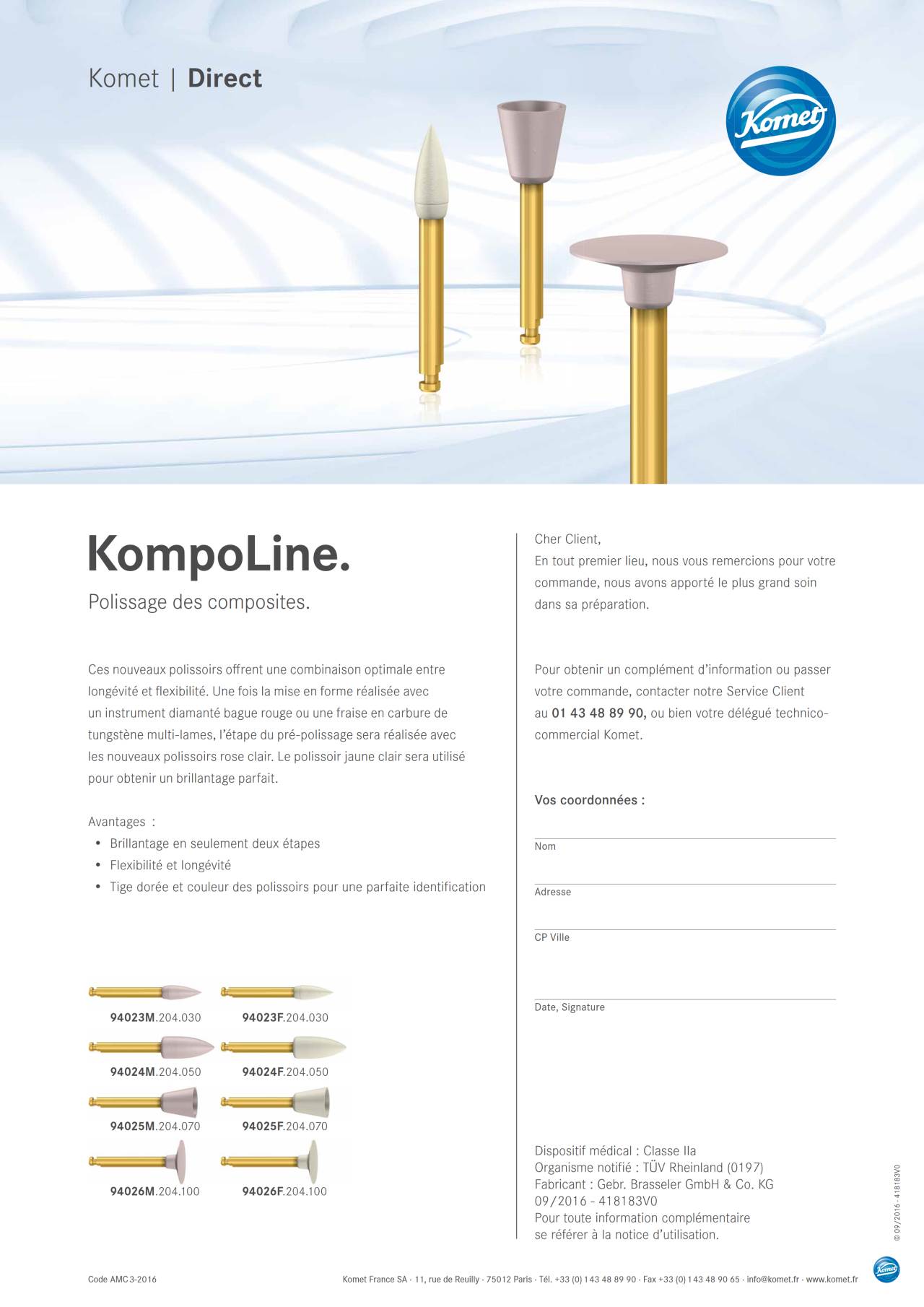 Komet Direct | KompoLine – Komet Dental, Polishing Paste
