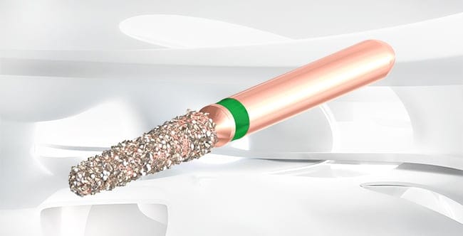 DIAO Cylindre rond 8 mm (KP6881 314 012) – Komet Dental, Diamonds