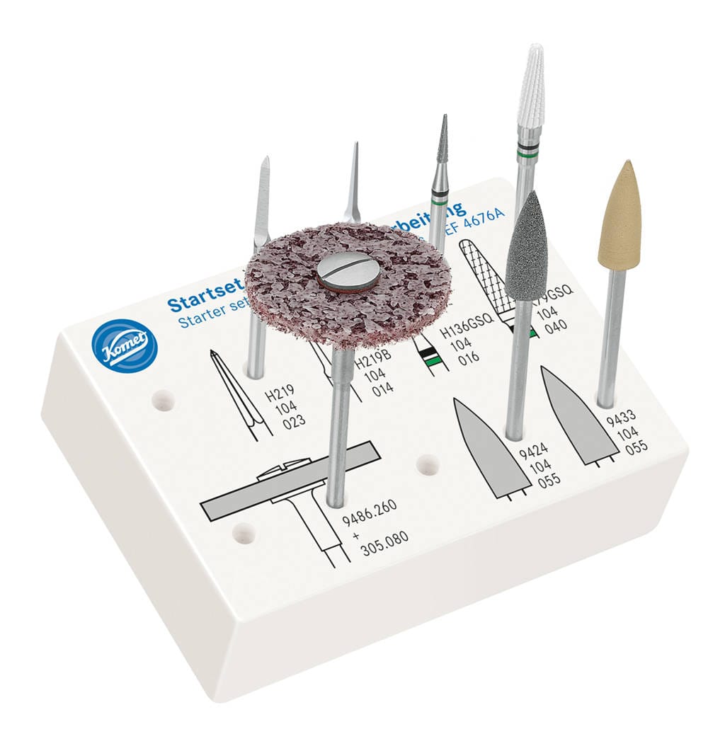 All in one set, step by step: The new splint set 4676A – Komet Dental, Sonstige Schienen