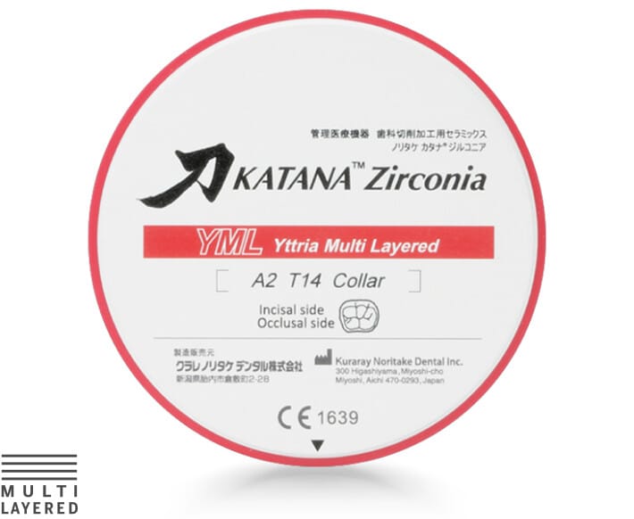 KATANA Zirconia YML – Kuraray Noritake Dental Inc., Ceramic Materials