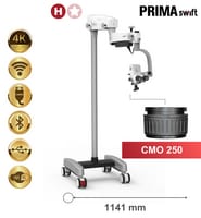 PRIMA swift Premium, vloerstandaard, CMO 250 – Labomed Europe b.v., Loupes and Microscopes
